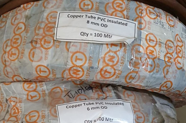 Copper Tube PVC Insulated Size 8mm OD